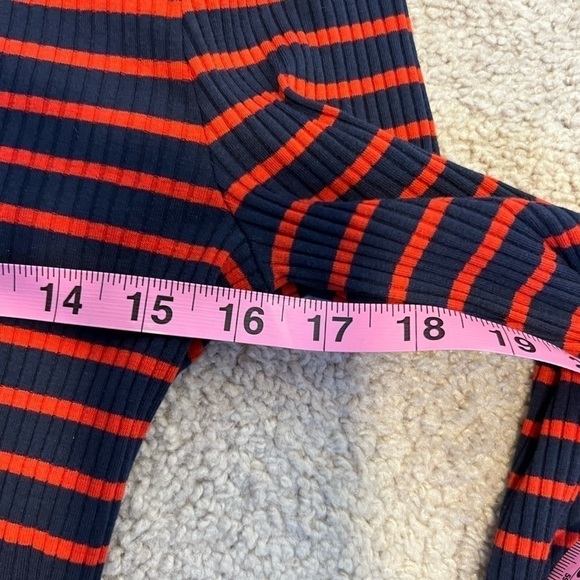 J Crew Women’s Red & Blue Striped Bodysuit Size Medium - Picture 6 of 8